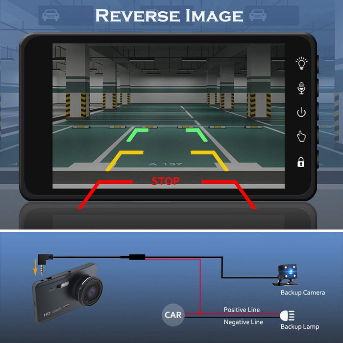 Agri-Farming QUAD 2nd Gen Prime AHD Dash Cam with Touch Screen! Record 4 Viewpoints at Once